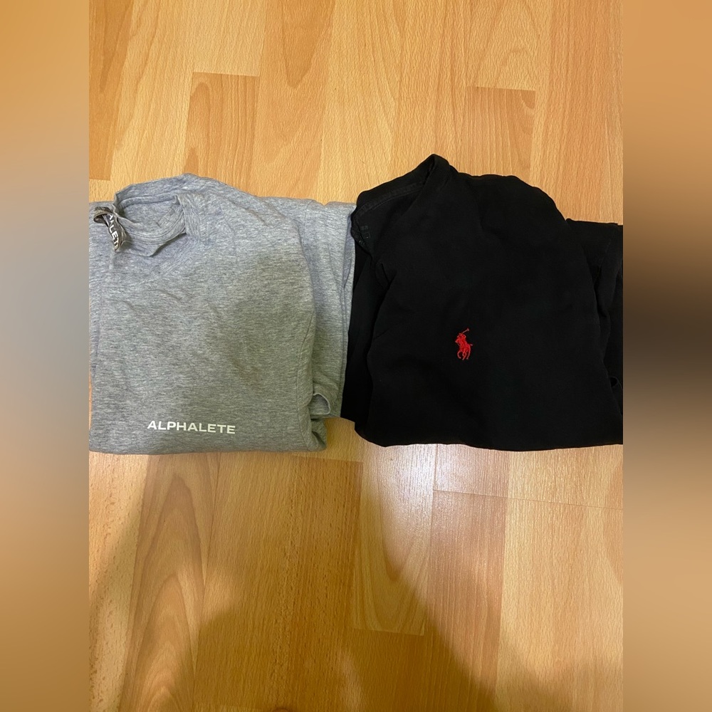 Ralph lauren and alphalete tshirt bundle